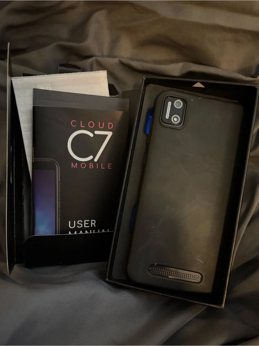 New -Cloud C7 Android Mobile Phone -Unlocked -Includes Case & Screen Protector